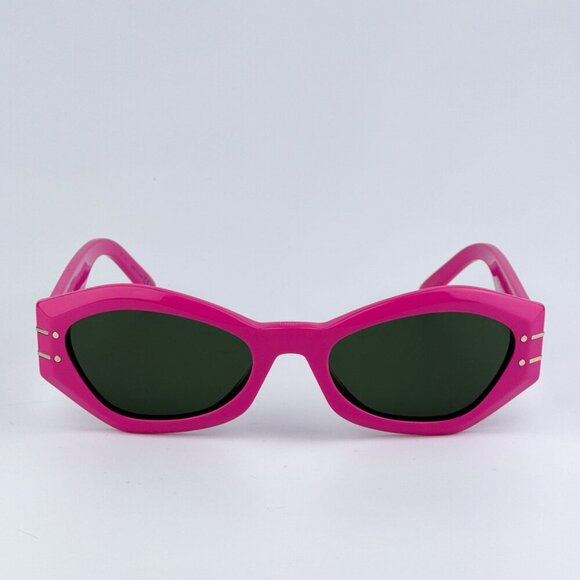 Dior DIORSIGNATURE B1U 73C0 BRAND NEW Sunglasses Pink Fuchsia Green Women - Picture 7 of 14